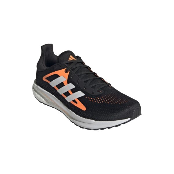 adidas Men's Solar Glide 3 - Core Black/Ftwr White/Screaming Orange - Image 3