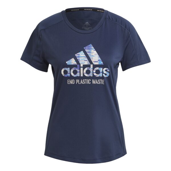 adidas Women's Run for the Oceans Tee - Crew Navy