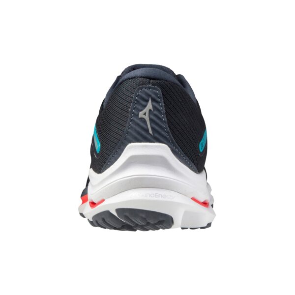 Mizuno Men's Wave Rider 24 - India Ink/Platinum Gold/Scuba Blue - Image 4