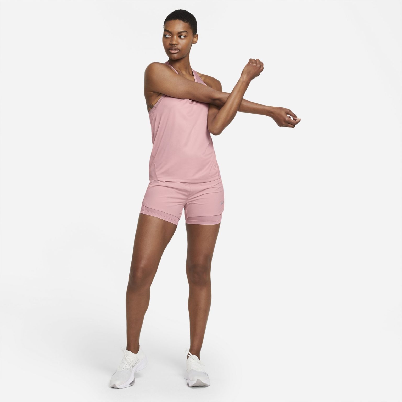 Nike Women's Miler Singlet - Pink Glaze/Reflective Silver - Running Bath