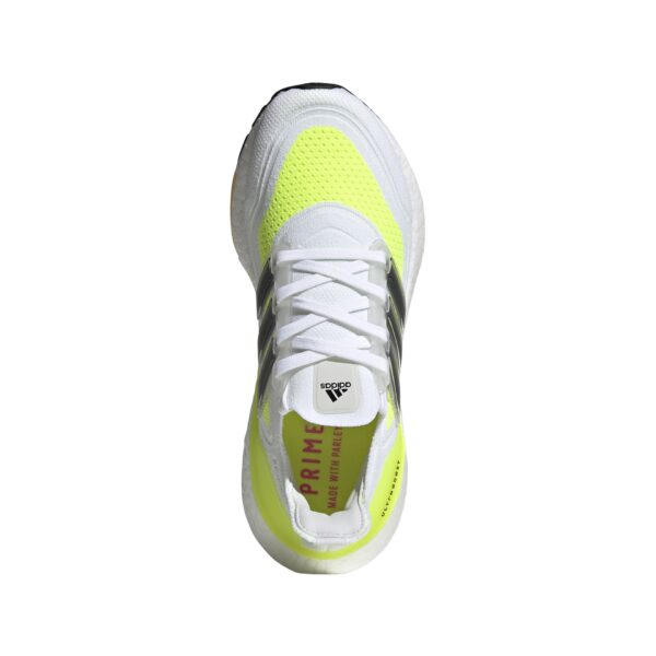 adidas Women's Ultraboost 21 - Ftwr White/Core Black/Solar Yellow - Image 6