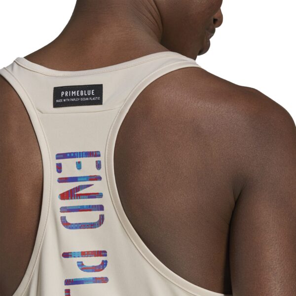adidas Women's Run for the Oceans Tank - Linen - Image 6