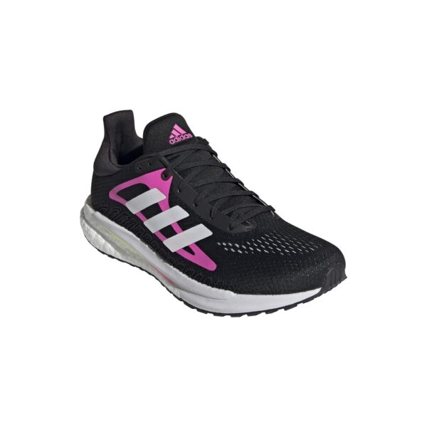 adidas Women's Solar Glide 3 - Core Black/Ftwr White/Screaming Pink - Image 3