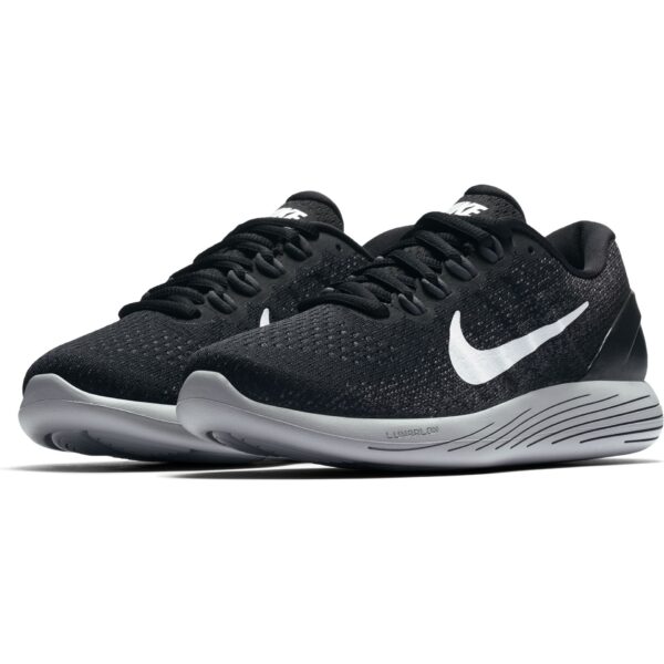 Nike Women's Lunarglide 9 -Black/White/Dark Grey/Wolf Grey - Image 4