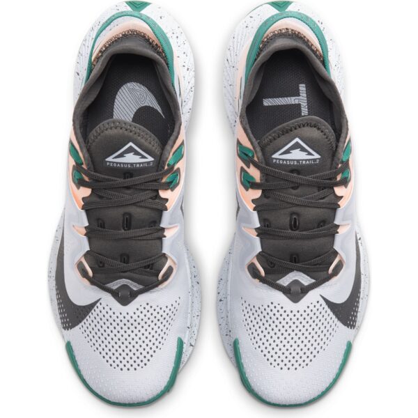 Nike Women's Pegasus Trail 2 - Football Grey/Iron Grey/Crimson Tint - Image 5