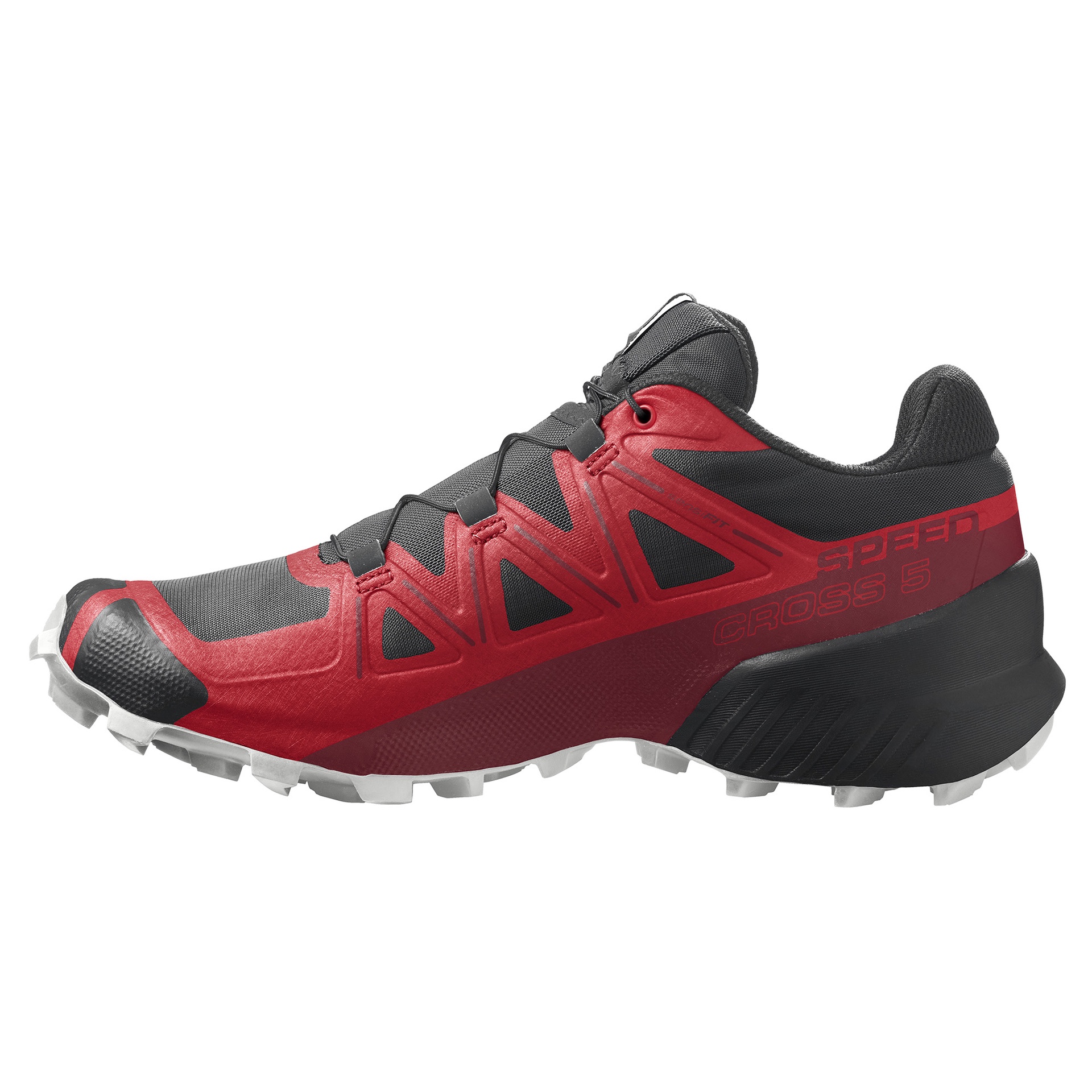 Salomon Men’s Speedcross 5 – Goji Berry/White/Black – Running Bath