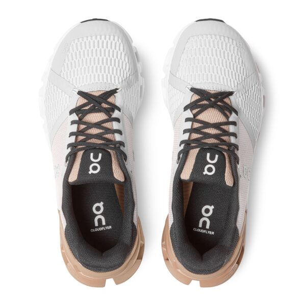 On Running Women's Cloudflyer - Glacier/Rose Brown - Image 5