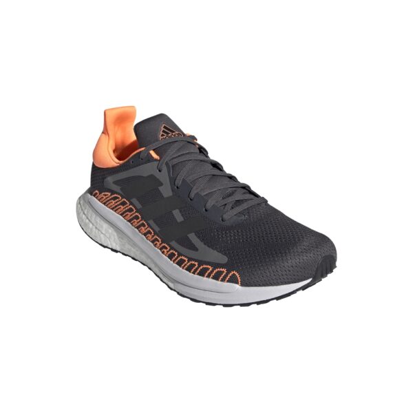 adidas Men's Solar Glide ST 3 - Grey Six/Core Black/Screaming Orange - Image 3
