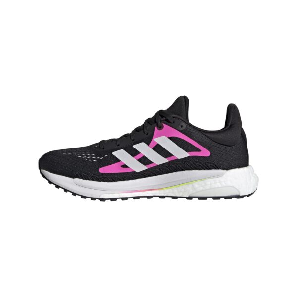adidas Women's Solar Glide 3 - Core Black/Ftwr White/Screaming Pink - Image 2