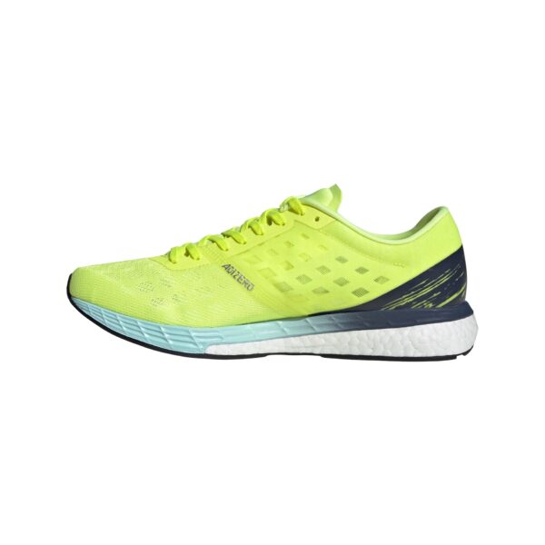 adidas Men's adizero Boston 9 - Solar Yellow/Core Black/Clear Aqua - Image 2