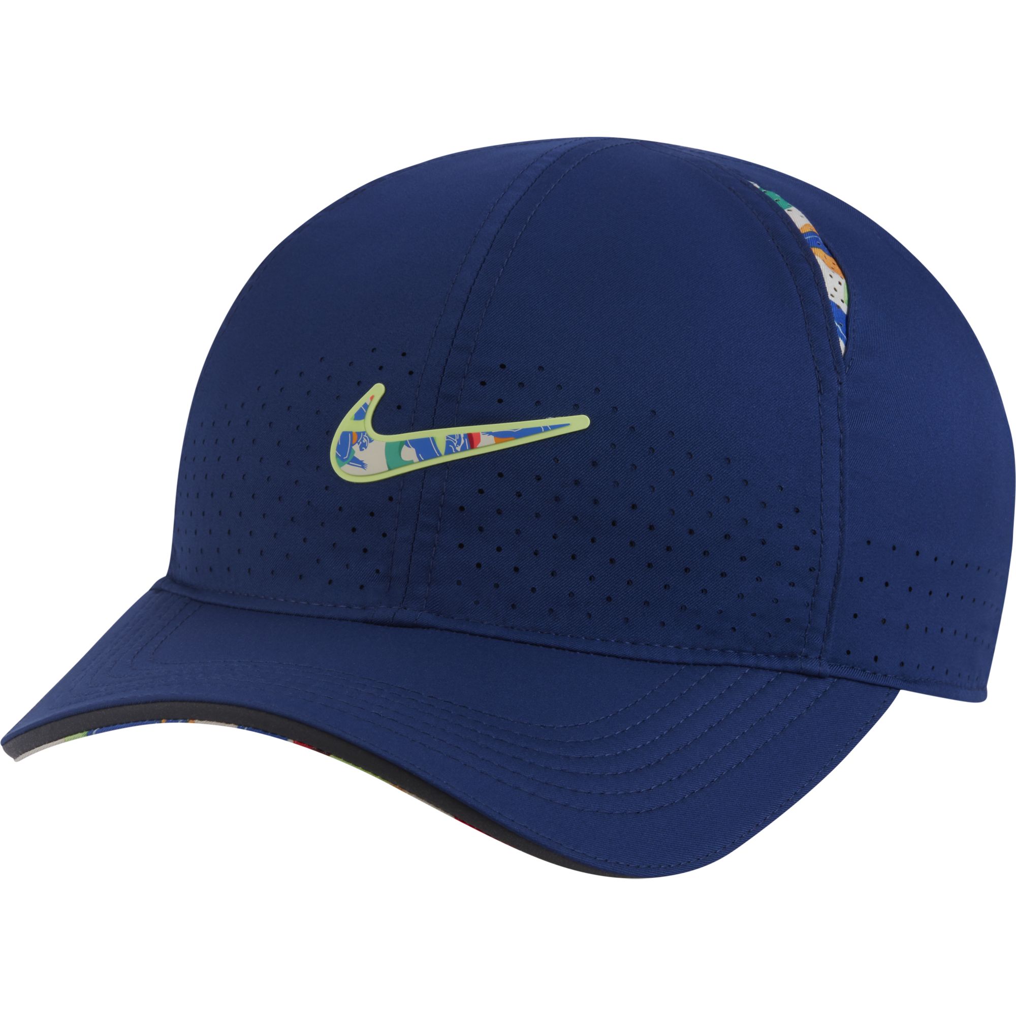 Nike Dri Fit Aerobill Featherlight Hat Blue Void Running Bath