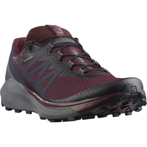 Salomon Women's Sense Ride 4 - Wine Tasting/Quiet Shade/Ebony - Image 3