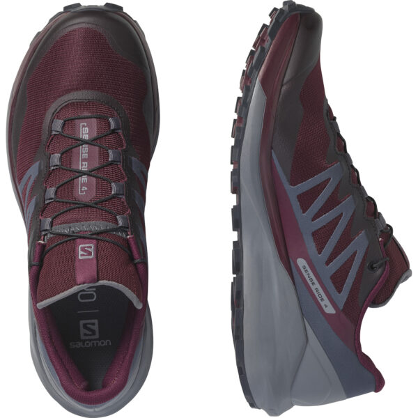 Salomon Women's Sense Ride 4 - Wine Tasting/Quiet Shade/Ebony - Image 6