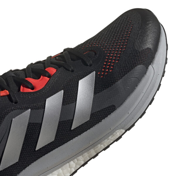 adidas Men's Solar Glide ST 4 - Core Black/Grey Two/Solar Red - Image 7