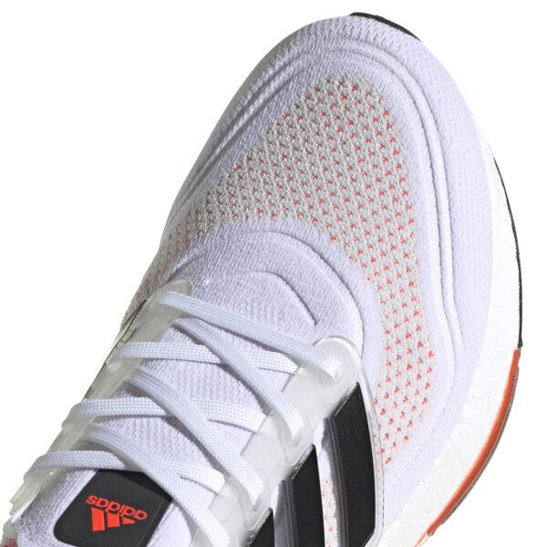 adidas Men's Ultraboost 21 - Ftwr White/Core Black/Solar Red - Image 6