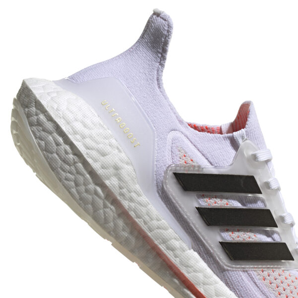 adidas Women's Ultraboost 21 - Ftwr White/Core Black/Solar Red - Image 7
