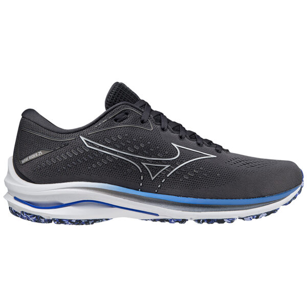 Mizuno Men's Wave Rider 25 - Obsidian/10077C/Violet Blue