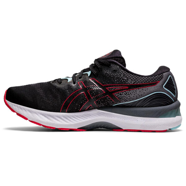 Asics Men's Gel-Nimbus 23 - Black/Electric Red - Image 2