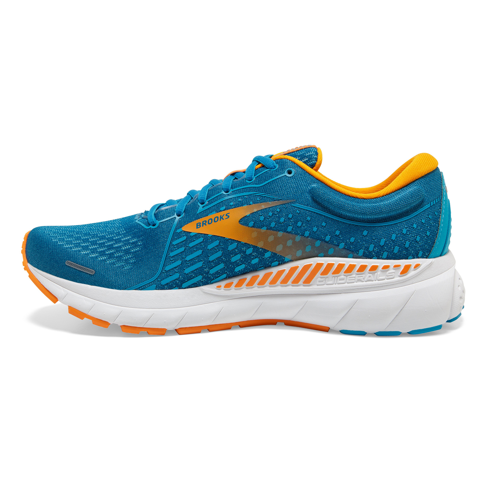 Brooks Men's Adrenaline GTS 21 - Vivid Blue/Orange/White - Running Bath