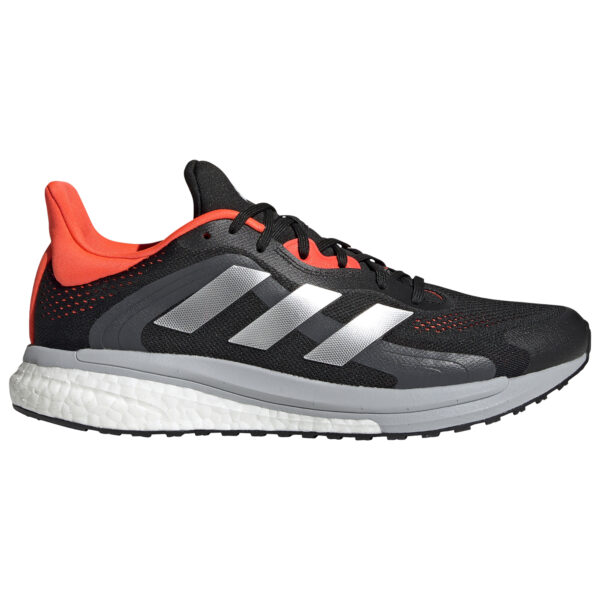 adidas Men's Solar Glide ST 4 - Core Black/Grey Two/Solar Red