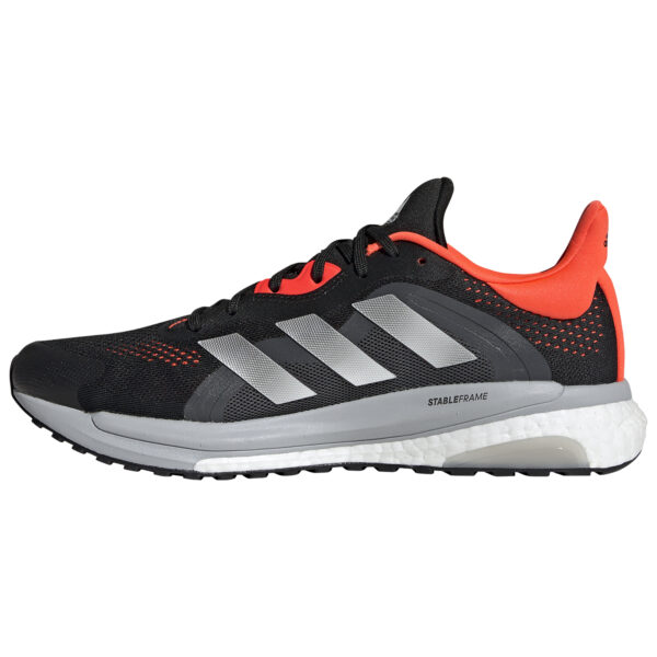 adidas Men's Solar Glide ST 4 - Core Black/Grey Two/Solar Red - Image 2