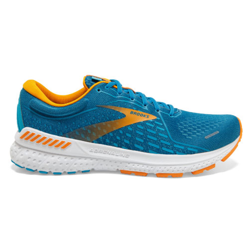 Brooks Men s Adrenaline GTS 21 Vivid Blue Orange White Running