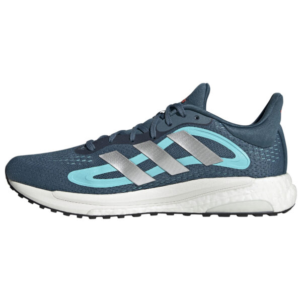 Adidas Men's Solar Glide 4 - Orbit Indigo/Silver Met./Pulse Aqua - Image 2