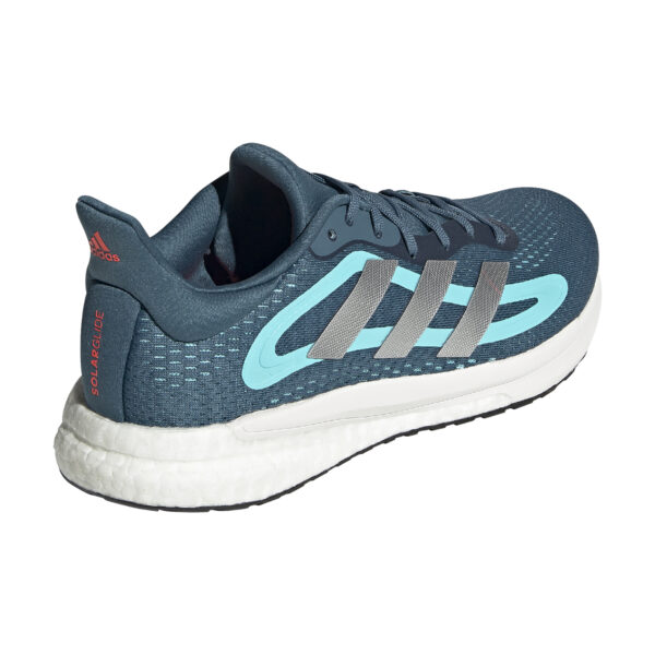 Adidas Men's Solar Glide 4 - Orbit Indigo/Silver Met./Pulse Aqua - Image 4