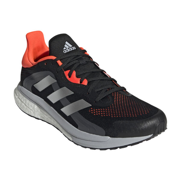 adidas Men's Solar Glide ST 4 - Core Black/Grey Two/Solar Red - Image 3