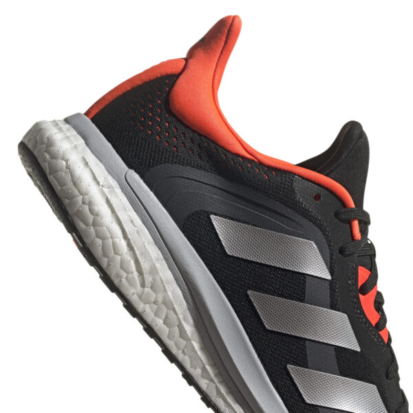 adidas Men's Solar Glide ST 4 - Core Black/Grey Two/Solar Red - Image 8
