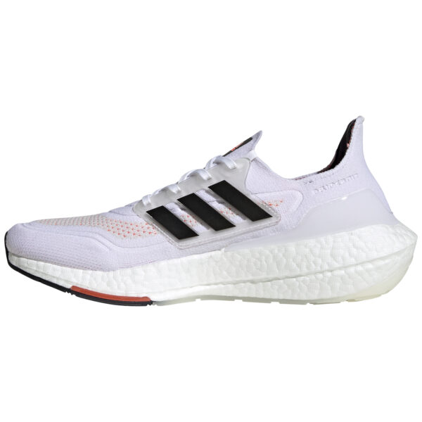 adidas Men's Ultraboost 21 - Ftwr White/Core Black/Solar Red - Image 2