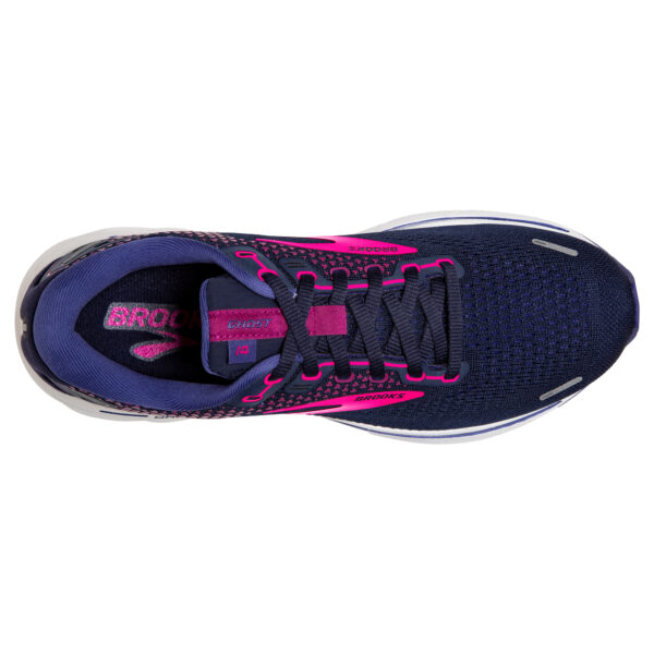 Brooks Women's Ghost 14 - Peacoat/Pink/White - Image 5