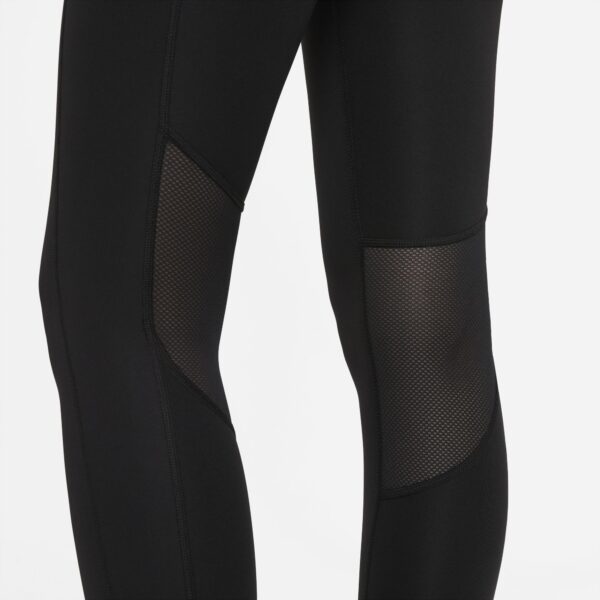 Nike Women's Epic Fast Mid-Rise Tights - Black/Reflective Silver - Image 7