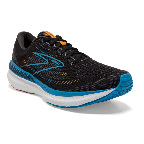 Brooks Men's Glycerin GTS 19 - Black/Blue/Orange - Image 3