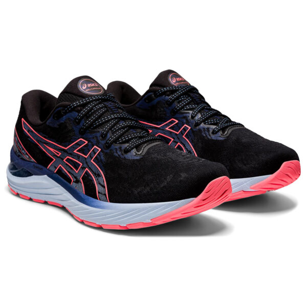 Asics Women's Gel-Cumulus 23 - Black/Blazing Coral - Image 3