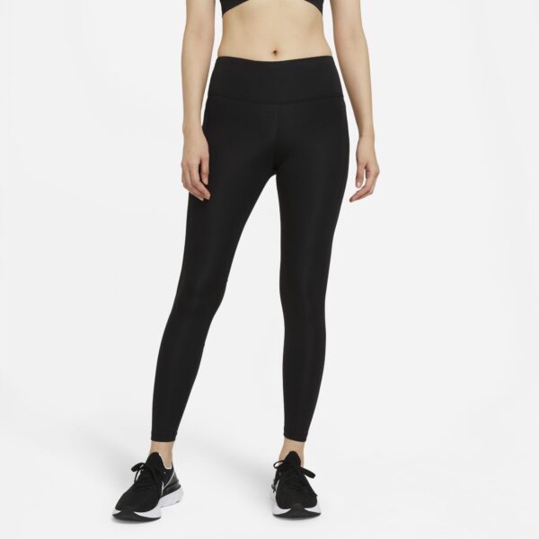 Nike Women's Epic Fast Mid-Rise Tights - Black/Reflective Silver