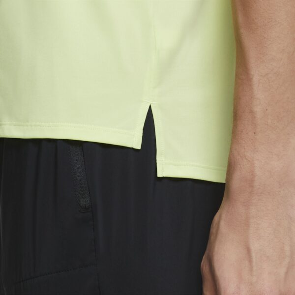Nike Men's Rise 365 Run Division Short Sleeve - Lt Lemon Twist/Reflective Silver - Image 3