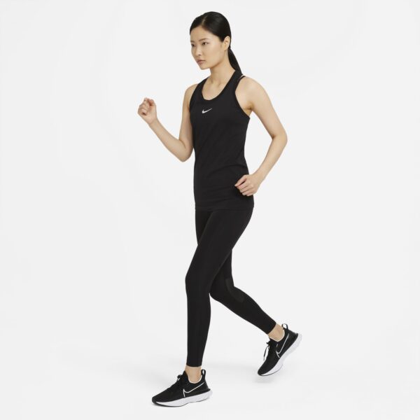 Nike Women's Epic Fast Mid-Rise Tights - Black/Reflective Silver - Image 9