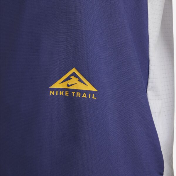 Nike Men's Dri-FIT Rise 365 Trail Tank - Ghost/Dk Purple Dust/Reflective Silver - Image 5