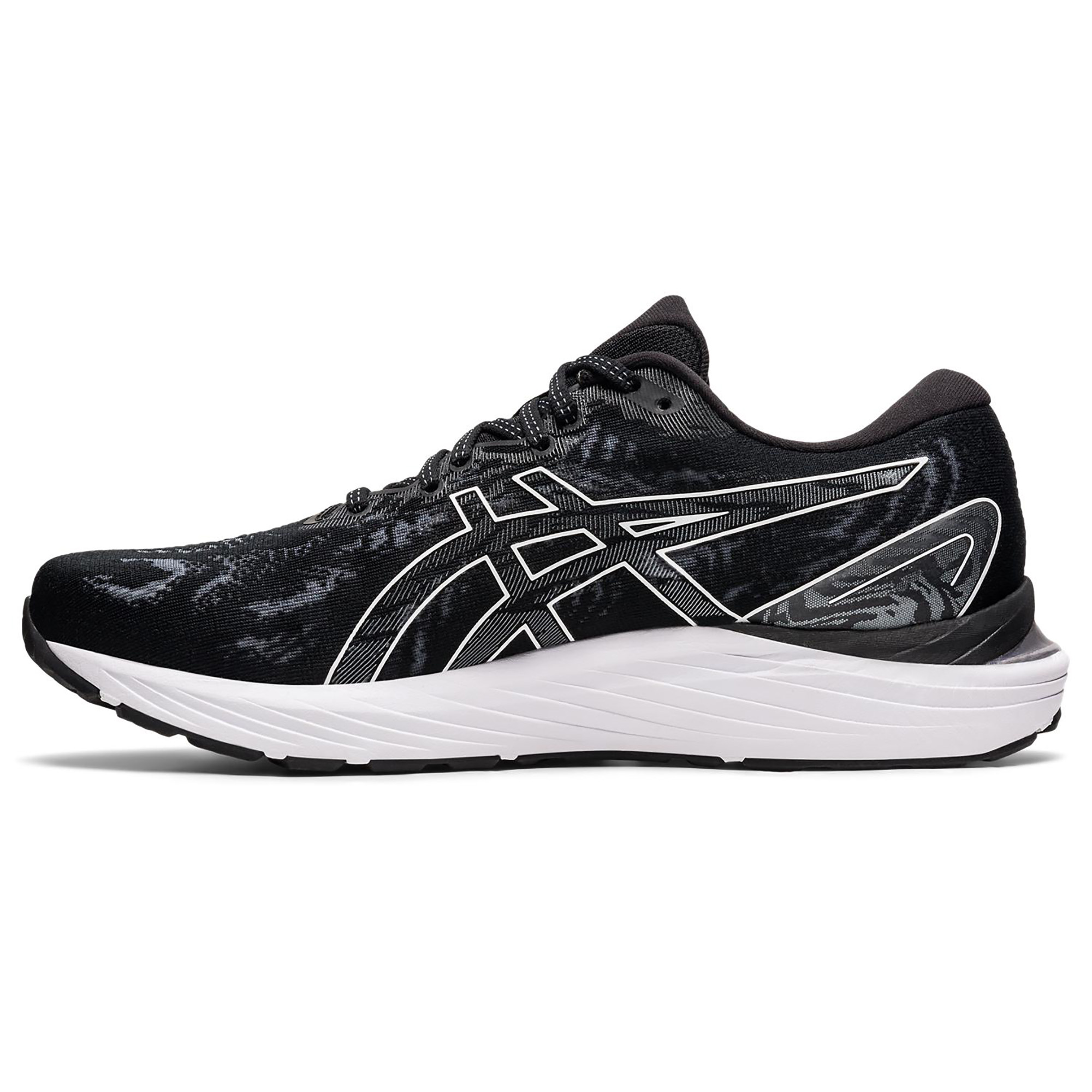 Asics Men’s Gel-Cumulus 23 – Black/White – Running Bath