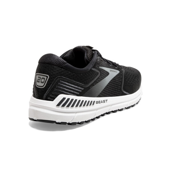 Brooks Men's Beast '20 - Black/Ebony/Grey - Image 4