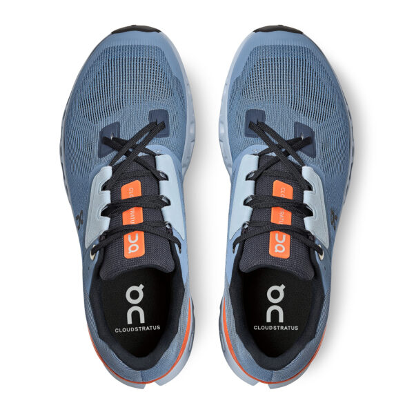 On Running Men's Cloudstratus - Lake/Flare - Image 4
