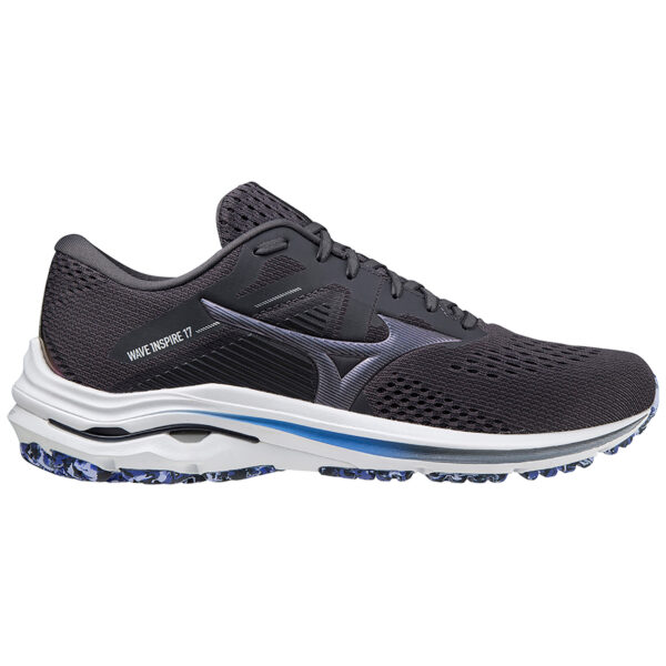 Mizuno Men's Wave Inspire 17 - Blackened Pearl/10077C/Violet Blue