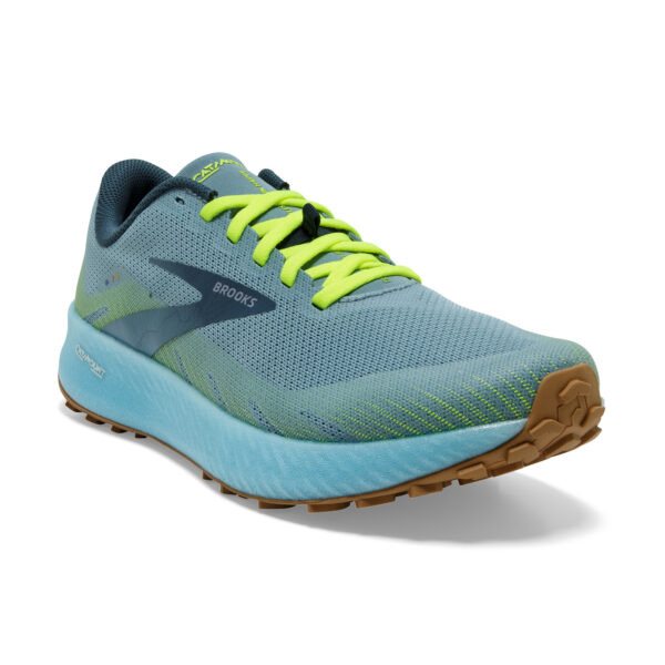 Brooks Women's Catamount - Blue/Nightlife/Biscuit - Image 3