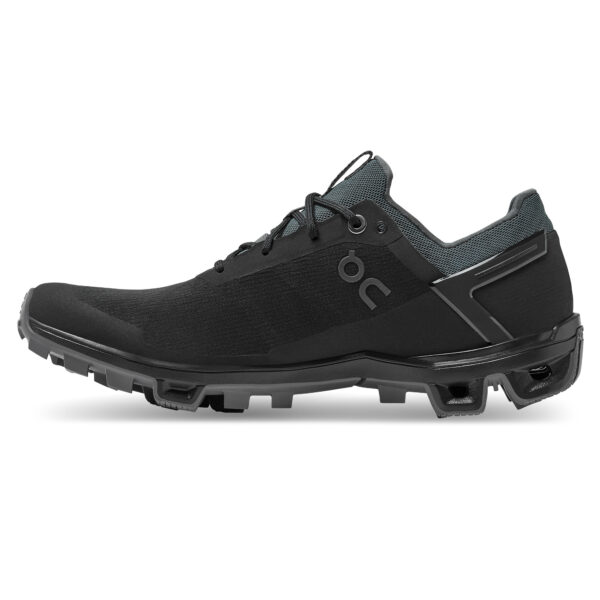On Running Women's Cloudventure Peak - Black/Rock - Image 2