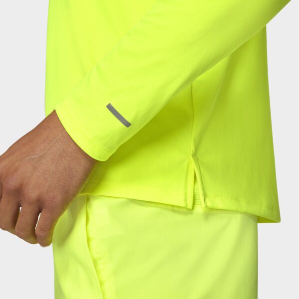 Nike Men's Dri-FIT Miler Long Sleeve - Volt/Reflective Silver - Image 5
