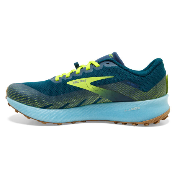Brooks Men's Catamount - Blue/Lime/Biscuit - Image 2