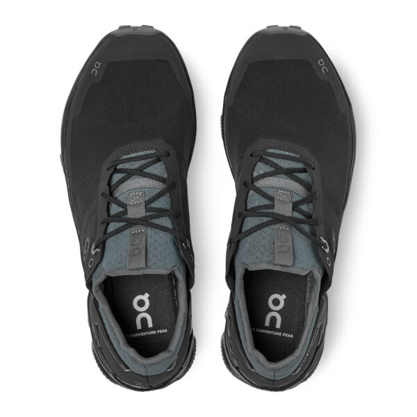 On Running Women's Cloudventure Peak - Black/Rock - Image 4