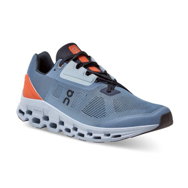 On Running Men's Cloudstratus - Lake/Flare - Image 3