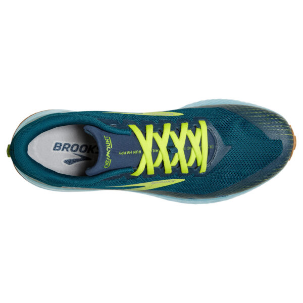 Brooks Men's Catamount - Blue/Lime/Biscuit - Image 5